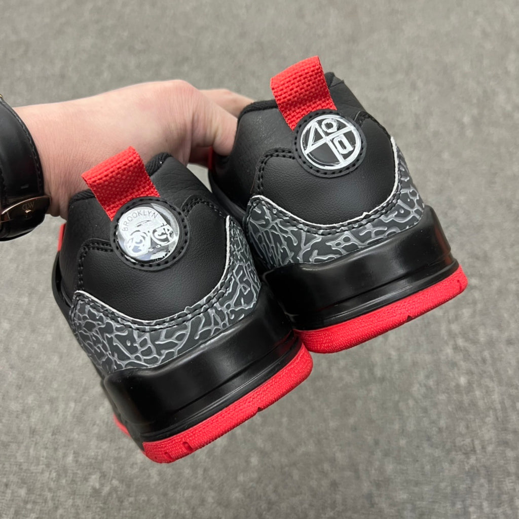 Air Jordan Spizike Low (AJ 3.5) – Black/Red