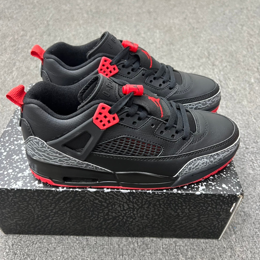 Air Jordan Spizike Low (AJ 3.5) – Black/Red